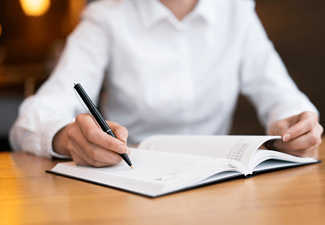 Livro de registro no condomínio